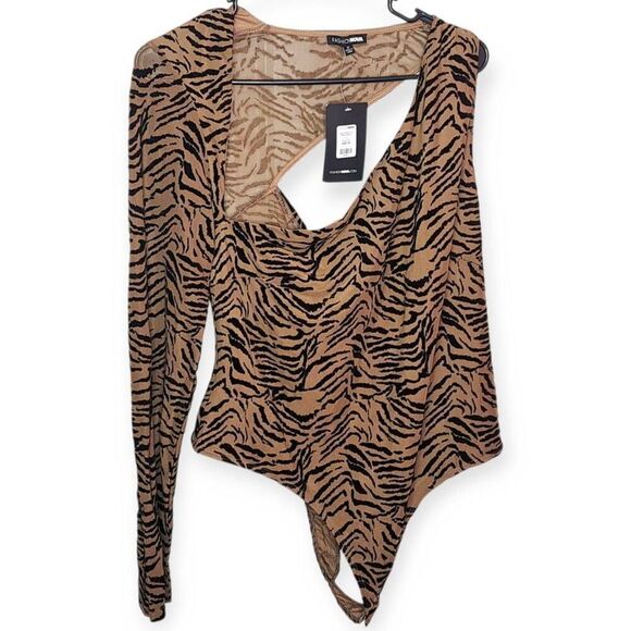 Fashion Nova Women's Plus Size Caught Between You Mesh Bodysuit 3X NWT - Picture 3 of 9